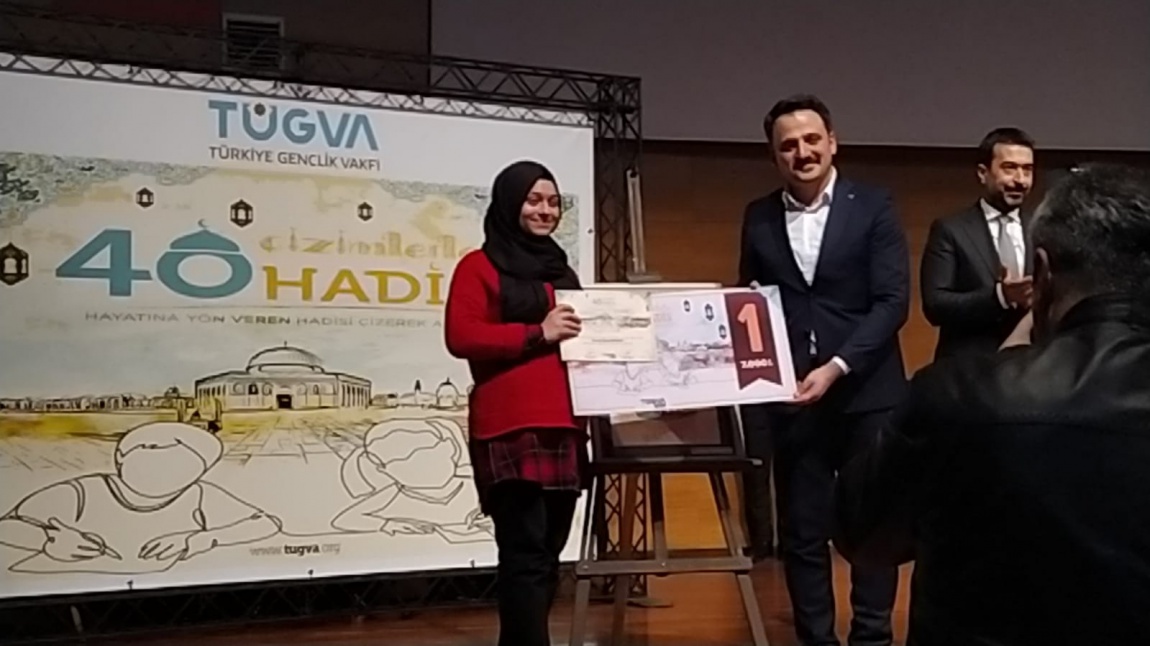 Öğrencimiz Ecren Sena Çolak Ankara'da Türkiye 1.liği Ödülünü Aldı.